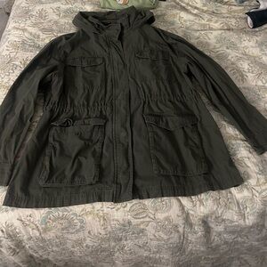 Ava & Viv Sage Green Utility Jacket